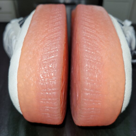 Adidas Samba Sambae Women's Cloud White/Core Black/Semi Coral Gum Sole Sneakers - Picture 11 of 16